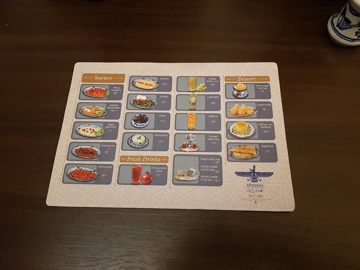 Menu Apadana Restaurant-2