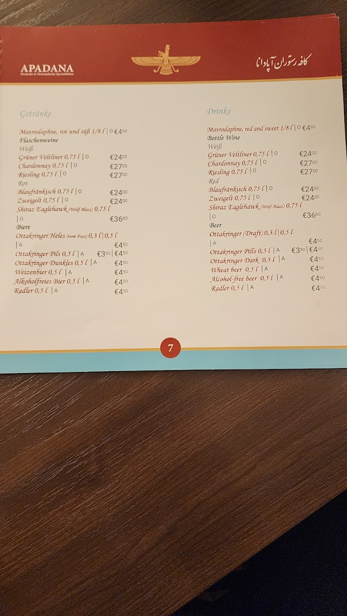 Menu Apadana Restaurant-6